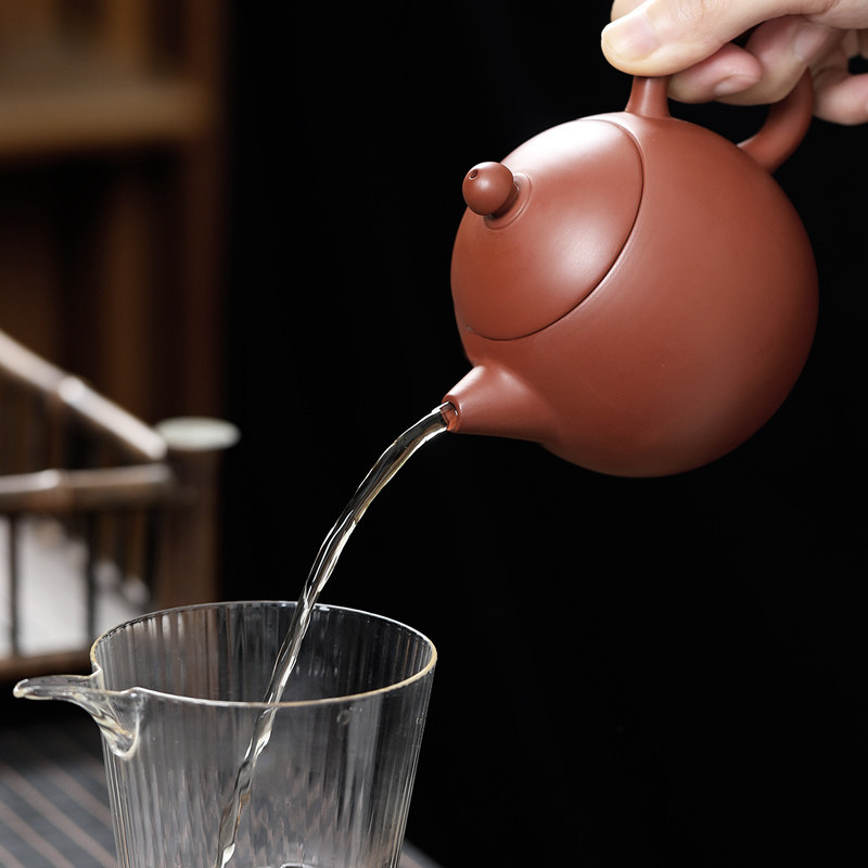 宜兴紫砂茶壶原矿大红袍龙蛋壶纯C手工泡茶壶中式送礼高档礼盒单,淘宝优惠券,粉丝福利购,淘宝优惠卷