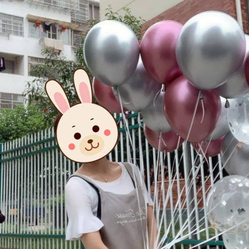 帅安5寸10寸12寸金属铬色网红生日婚礼气球人派对婚房装饰布置球 - 图2