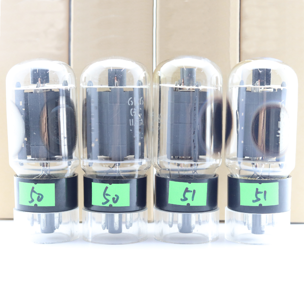 精选配对全新美国GE 6L6GC/5881/EL34/KT66/6P3P双圆环6l6电子管_虎窝淘