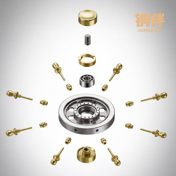 铜师傅铜伴《掌舵者陀螺》EDC解压玩具 指尖陀螺手把件把玩神器