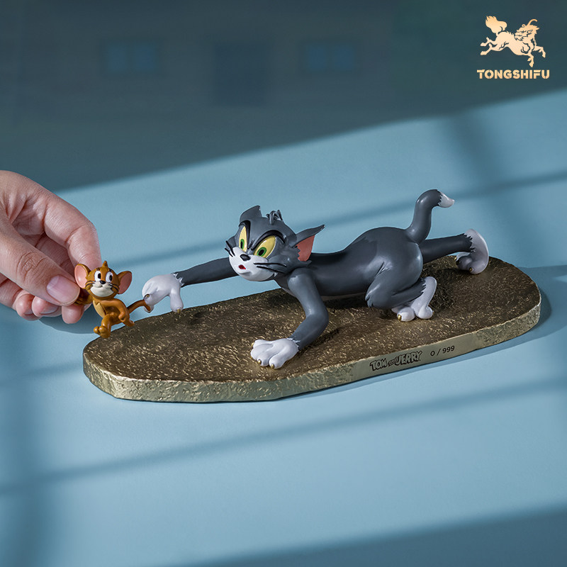 铜师傅 正版授权《猫和老鼠》F款 限量手办 桌面铜摆件家居工艺品,淘宝优惠券,粉丝福利购,淘宝优惠卷