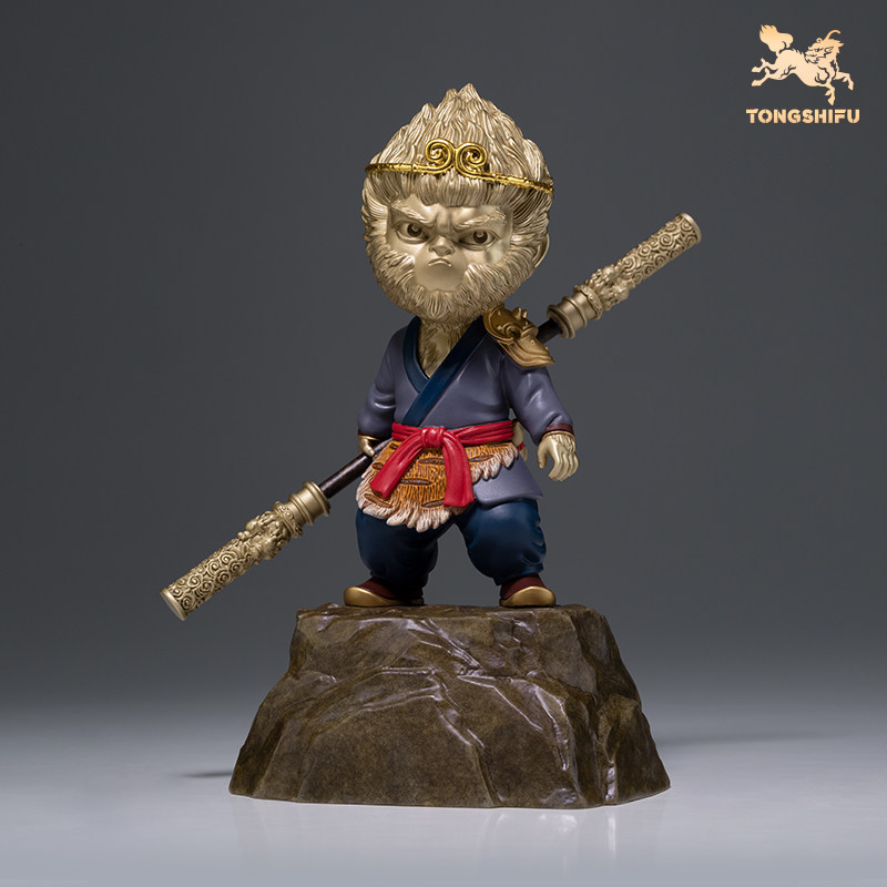 铜师傅《悟空之盖世英雄(萌版)》桌面齐天大圣铜摆件 家居工艺品,淘宝优惠券,粉丝福利购,淘宝优惠卷