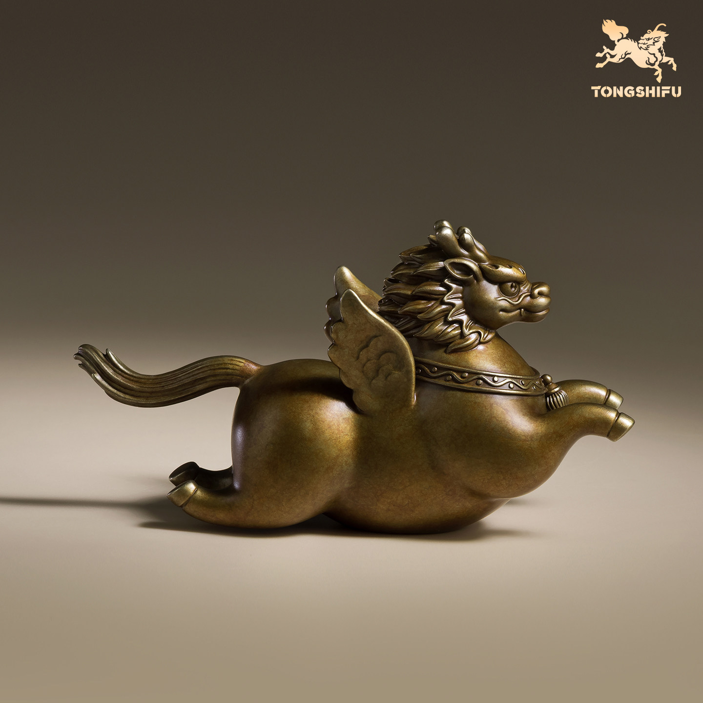 铜师傅《萌版龙马（上新了故宫联名）》客厅桌面生肖马摆件吉祥物,淘宝优惠券,粉丝福利购,淘宝优惠卷