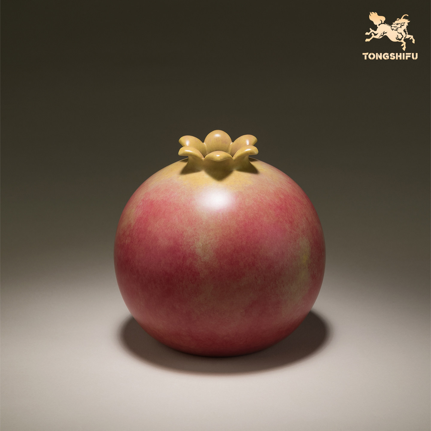 铜师傅《石榴花瓶》客厅桌面铜摆件 家居装饰工艺品 新年礼物,淘宝优惠券,粉丝福利购,淘宝优惠卷