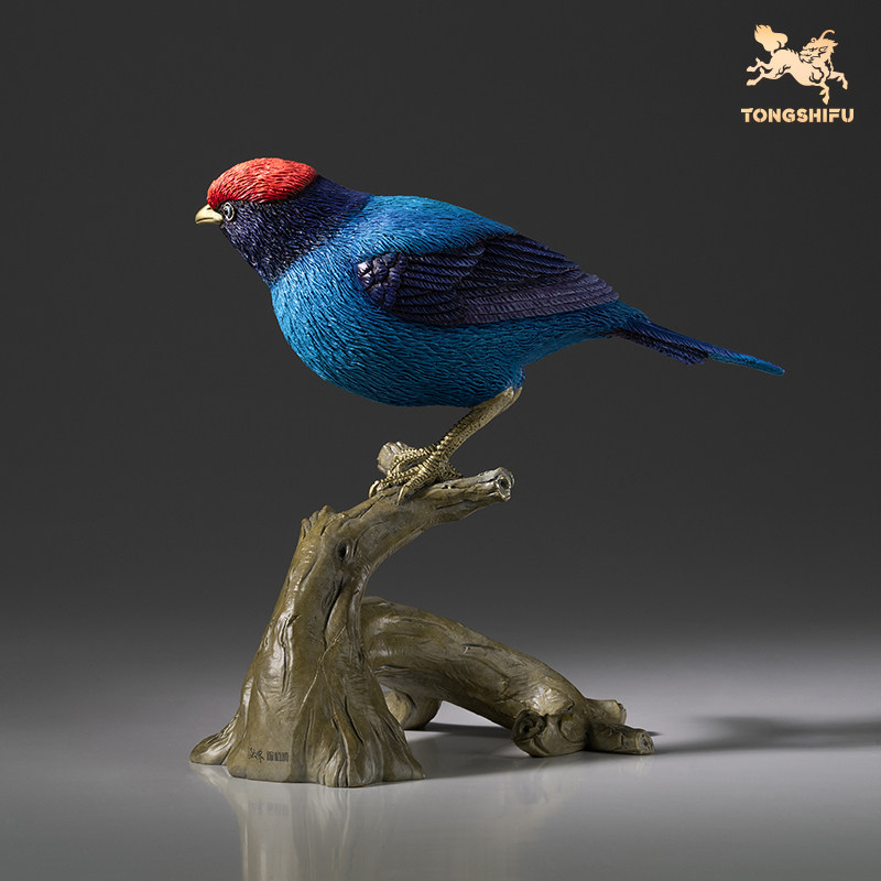 铜师傅  铜摆件《铜师傅百鸟集》之燕尾娇鹟 家居饰品 桌面摆件,淘宝优惠券,粉丝福利购,淘宝优惠卷