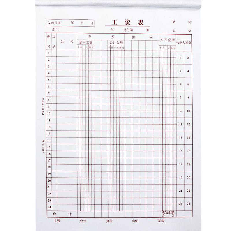 计工表,计工表格图片,记工表_大山谷图库