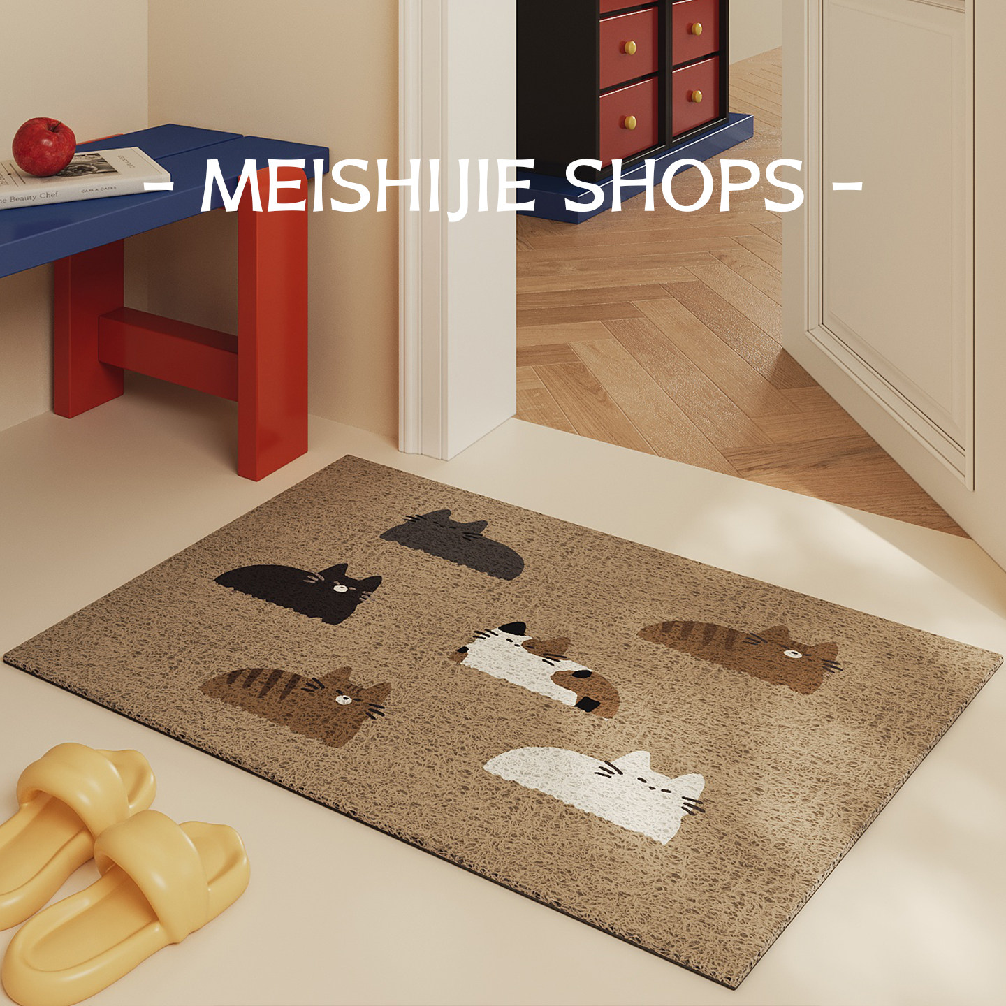 入户门地垫耐脏免洗网红丝圈pvc轻奢简约现代门口进门地毯垫子,淘宝优惠券,粉丝福利购,淘宝优惠卷