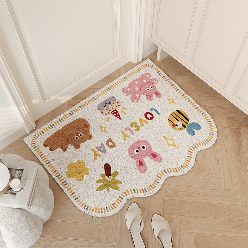 卡通入户门地垫丝圈门垫进门门口玄关除尘脚垫门外高级感耐脏地毯,淘宝优惠券,粉丝福利购,淘宝优惠卷