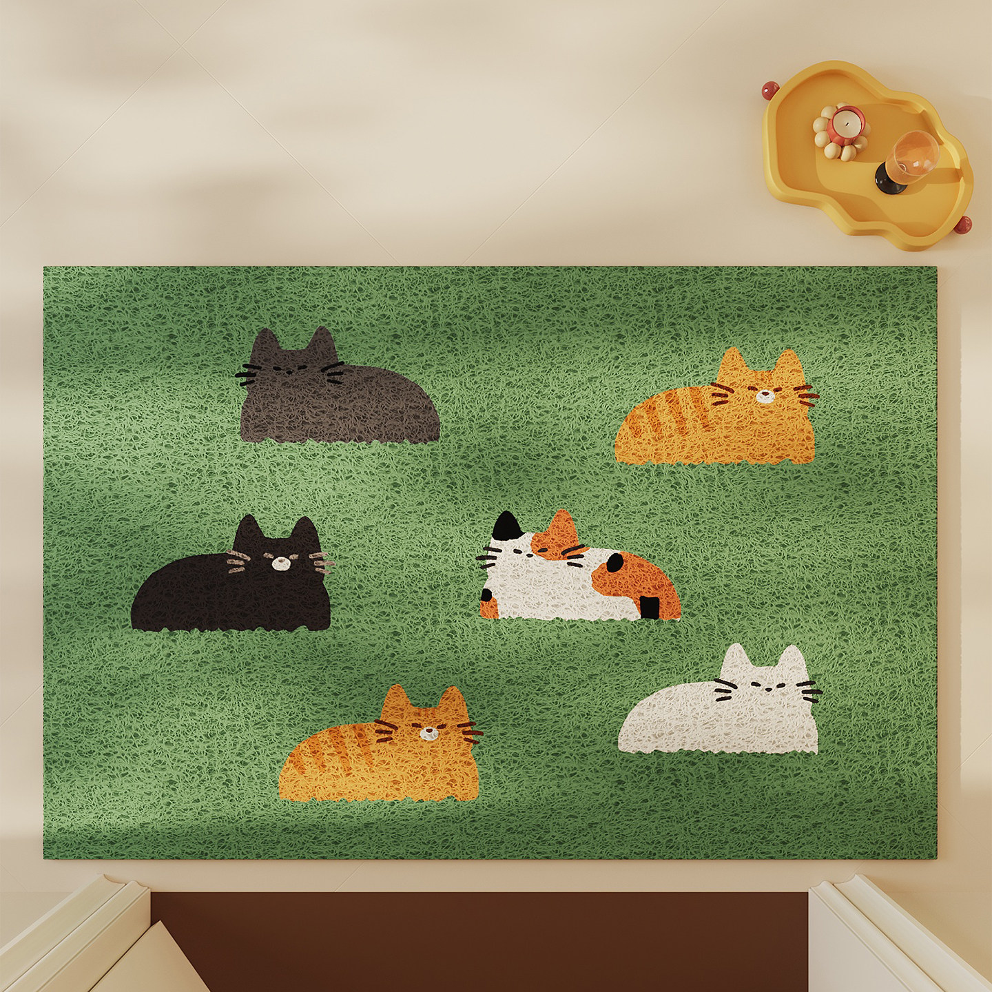 入户门地垫耐脏免洗网红丝圈pvc轻奢简约现代门口进门地毯垫子,淘宝优惠券,粉丝福利购,淘宝优惠卷