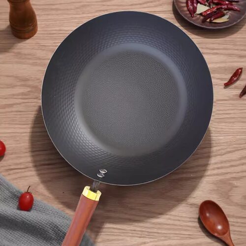 炊大皇一人食小铁锅迷你炒锅煎锅宝宝辅食锅家用炒菜锅无涂层28cm - 图1