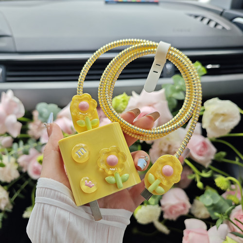 华为mate40 pro数据线保护套nova8荣耀9适用V40充电器40w快充p50 - 图1