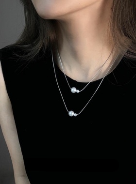 狂飙飞车同款叠戴项链男二925银