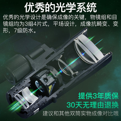 SAGA萨伽ED镜片双筒望远镜8X42/10X42高倍高清专业级防水寻蜂观鸟 - 图2