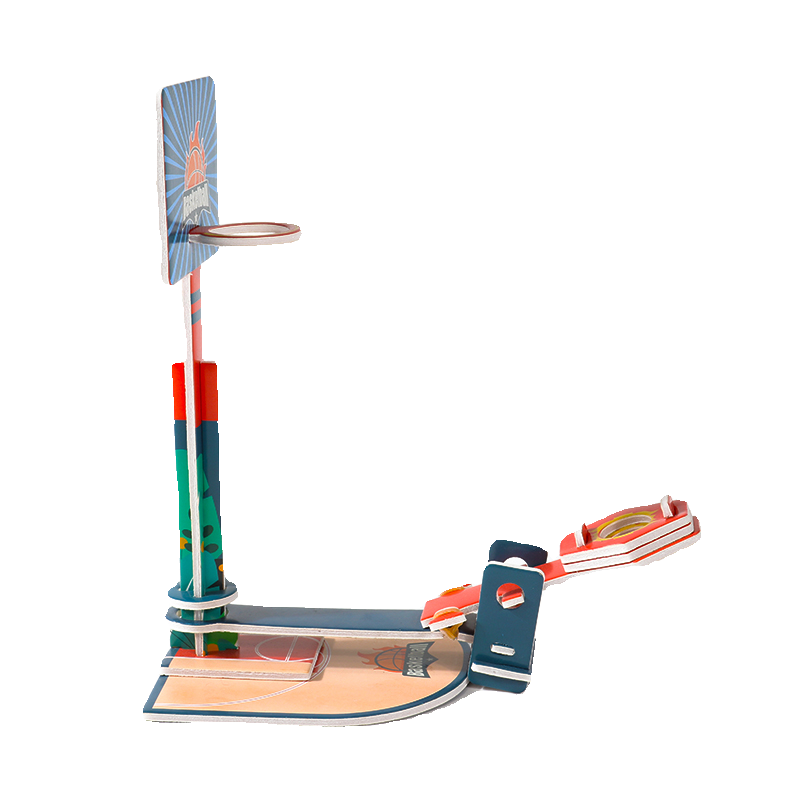 杠杆原理投篮器DIY自制科学实验益智玩具小学生儿童科技制作材料-图3