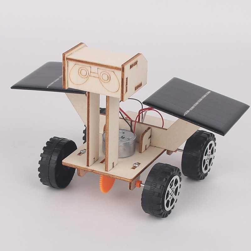 小学生太阳能电动玩具太空月球车实验材料手工DIY小发明小制作 - 图1