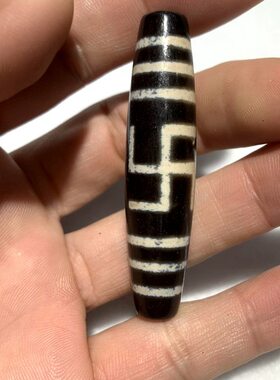 男女玛瑙玉髓卍字天珠