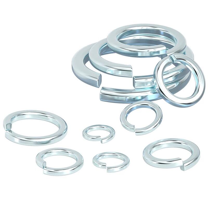 镀锌弹垫弹簧垫圈弹簧垫片开口垫圈弹圈M5M6M8M10M12M16M18M20M24 - 图3