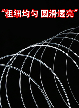 透明无弹力鱼丝线串珠子专用线穿珍珠小米珠手链包包手工DIY鱼线