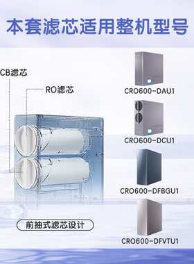 海尔卡萨帝净水机器滤芯CRO600/800-DA/DCU1/DE/DFBZ/VT/AW/FMCU1