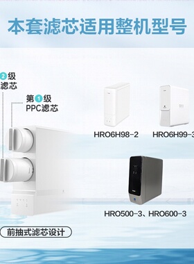 海尔净水器机HRO4H98/4H99/6H98/8H81/8H98/92/600-3反渗透滤芯