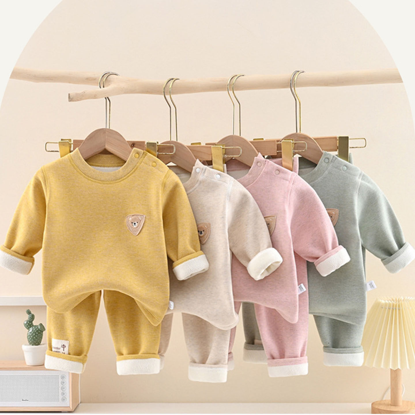 婴儿保暖内衣套装儿童加绒秋衣秋裤0-3个月宝宝保温冬季A类保暖衣,淘宝优惠券,粉丝福利购,淘宝优惠卷