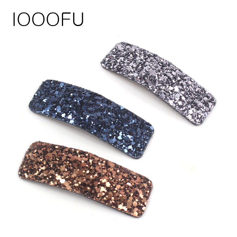 韩国进口方形blingbling基础刘海夹 旺千福发饰