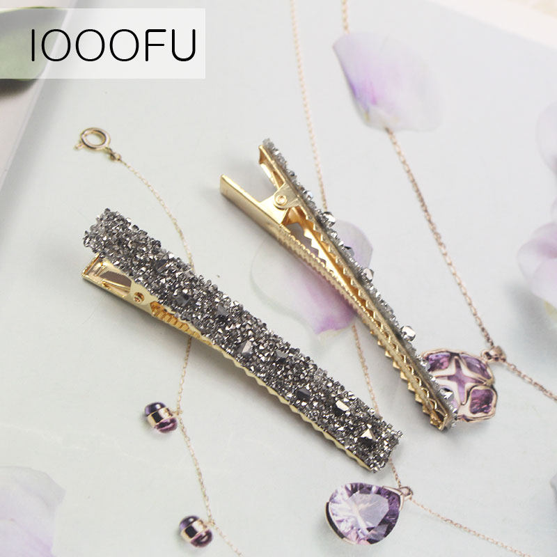 bling少女网红侧边韩国甜美刘海夹 旺千福发饰