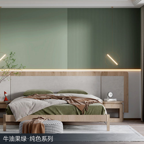 竹木纤维格栅板吊顶长城板免漆PVC护墙板背景墙凹凸型生态木 - 图1