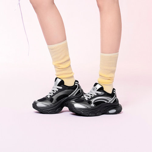 361运动鞋女2026夏季新款透气老爹鞋女款厚底休闲鞋软底百搭女鞋 - 图2
