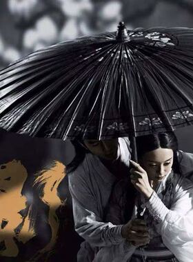 泸州油纸伞陈情纯色cos道具防雨