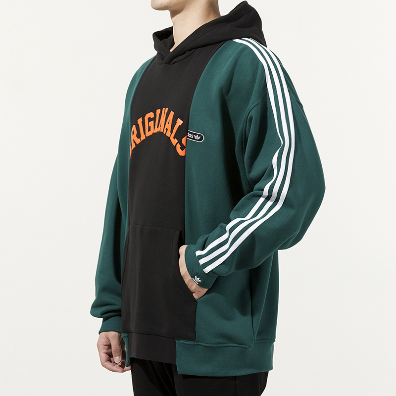 Adidas阿迪达斯三叶草男装2024冬季MR HOODY连帽卫衣 HC0375-图0