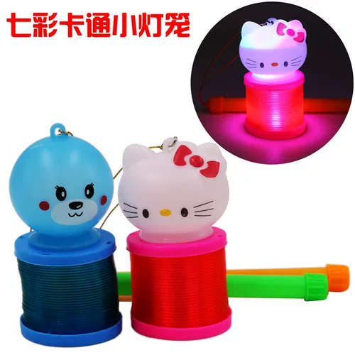 Мультяшный Слинки, фонарь, портативная игрушка