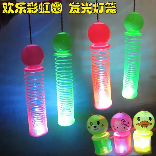 Мультяшный Слинки, фонарь, портативная игрушка