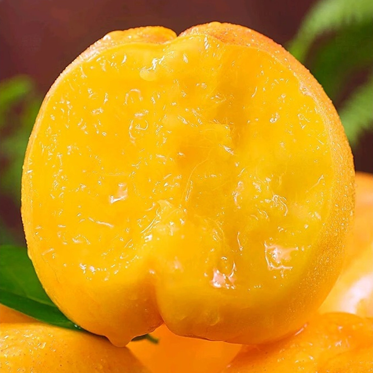 【顺丰上门】黄桃新鲜桃子水果5斤黄金蜜桃当季整箱蒙阴黄肉蜜桃