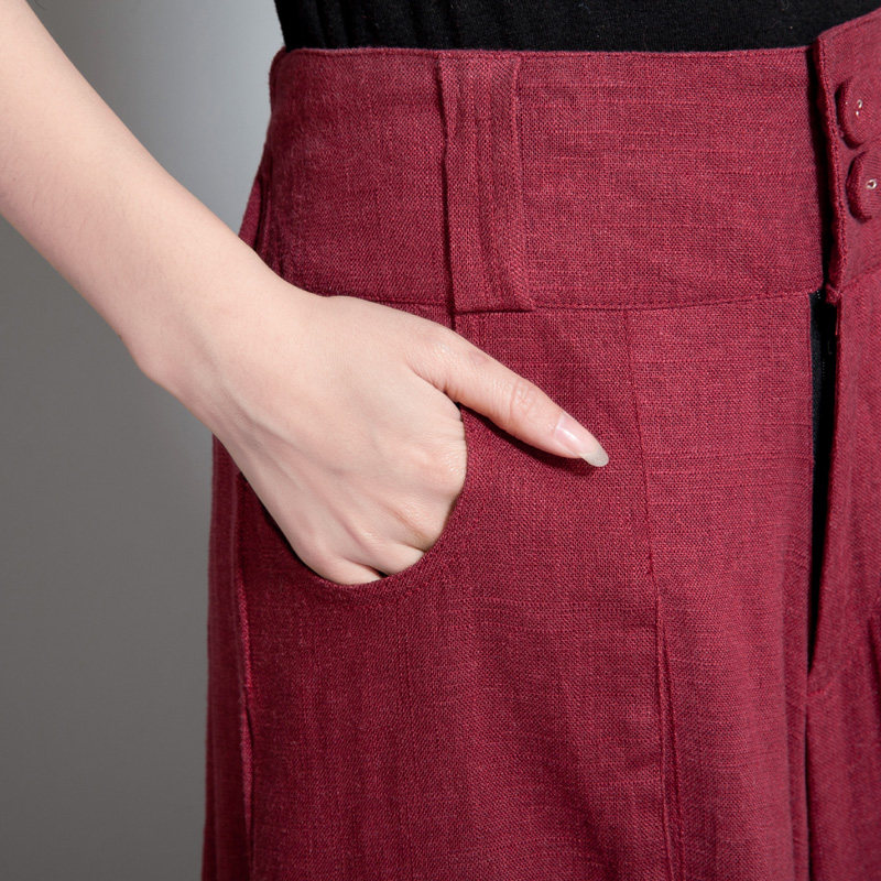 qslz /清水灵籽秋装新款肥腿长裤子 清水灵籽休闲裤