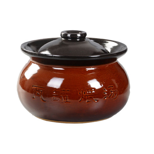 瓦罐汤罐商用南昌煨汤瓦缸民间小坛子陶瓷炖罐煲汤土陶罐老式炖盅 - 图3
