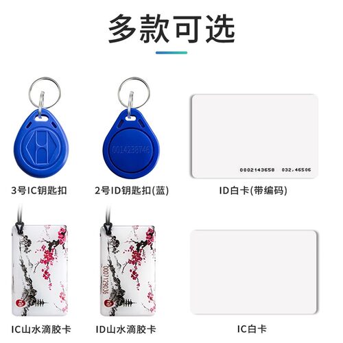 ID IC钥匙扣卡考勤卡大门开锁卡门禁机卡/小区门禁卡异型卡门禁卡 - 图0