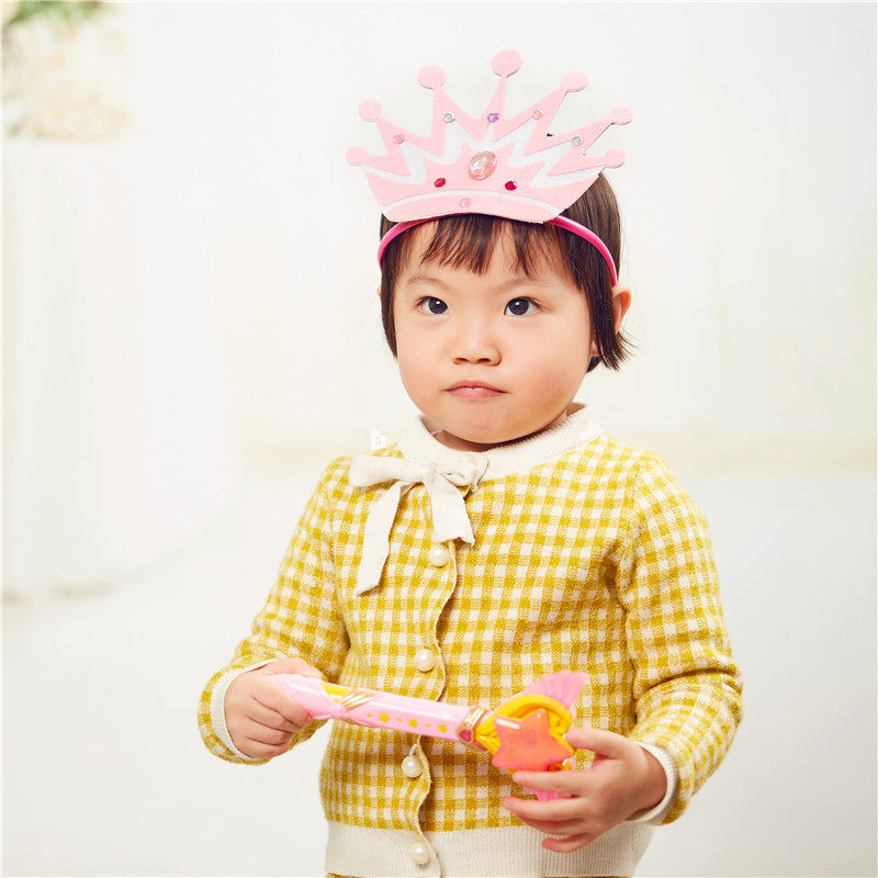 三八38妇女节礼物手工diy皇冠头饰幼儿园儿童创意新款制作材料包