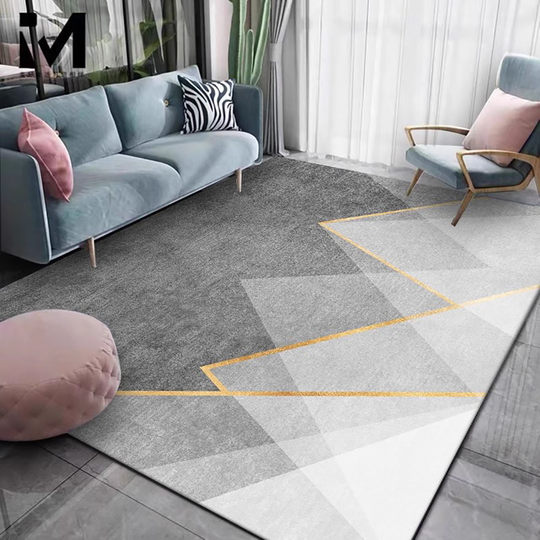 Nordic crystal velvet water-absorbent anti-slip living room carpet wear-resistant