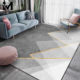 Nordic crystal velvet water-absorbent anti-slip living room carpet wear-resistant
