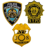 Американские ATF N.Y.P.D New York Sheriff Patterns Crash Crash Merry Studios Patch Rackpack Patch Patch
