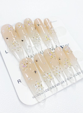 10-设计师手工高货穿戴甲梨花姬孤品xs码