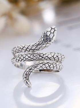 men's joint ring snake punk Male domineering finger ring