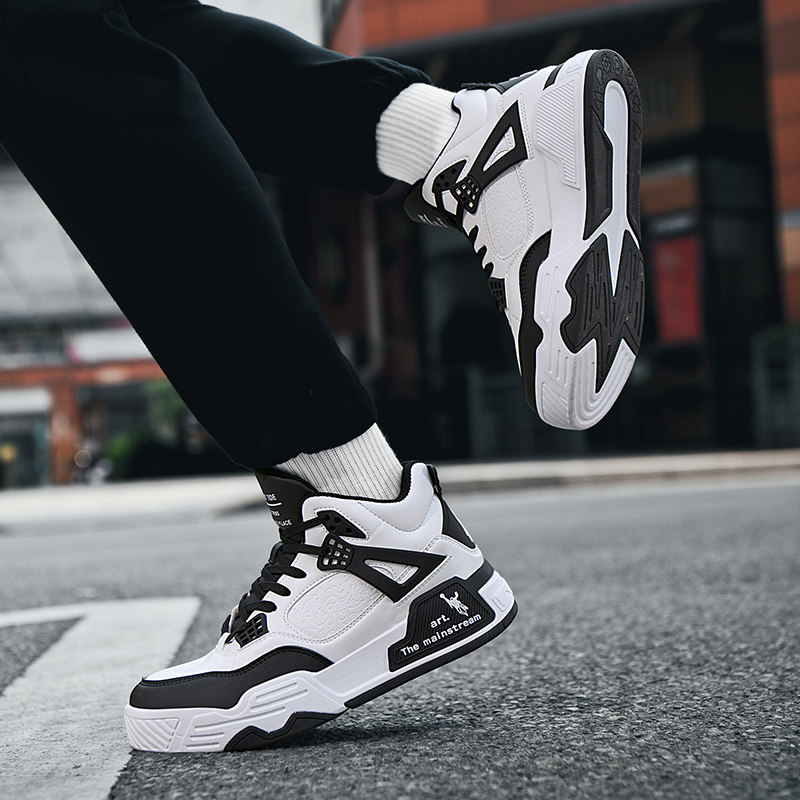 乔丹格兰冬季篮球鞋男青少年高帮厚底减震运动鞋男皮面时尚板鞋男,淘宝优惠券,粉丝福利购,淘宝优惠卷