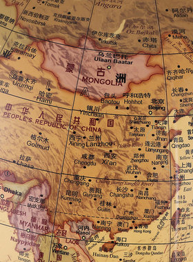 1米大型金属实木60/80cm地球仪