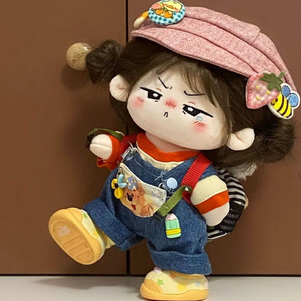 娃衣棉花娃娃10/15/20cm衣服背带裤换装套装公仔玩偶T恤可爱帽子,淘宝优惠券,粉丝福利购,淘宝优惠卷