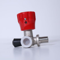 Red Watch Bottle Head Valve High Pressure Gas Cylinder Bottle Head Valve 6 8L Air Respirator Inflatable Valve
