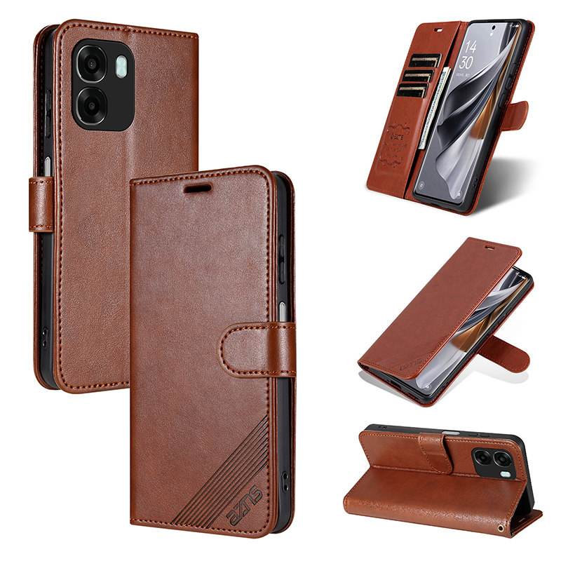 Suitable for OPPOA6s 5G leather case mobile phone case clamshell A6x foreign version protective cover A6K anti-fall all-inclusive men's and women's wallet