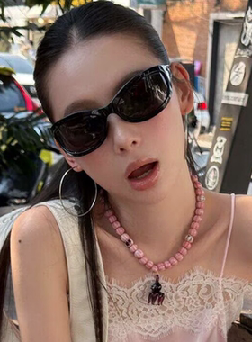 Jennie同款小香风防紫外线墨镜