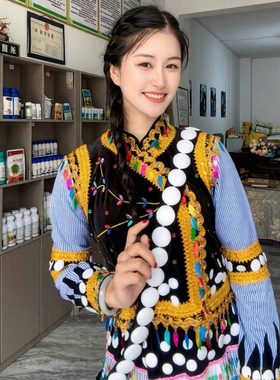 宇燕同款傈僳族服饰 私人高端定制 民族服装服饰配饰批发正品